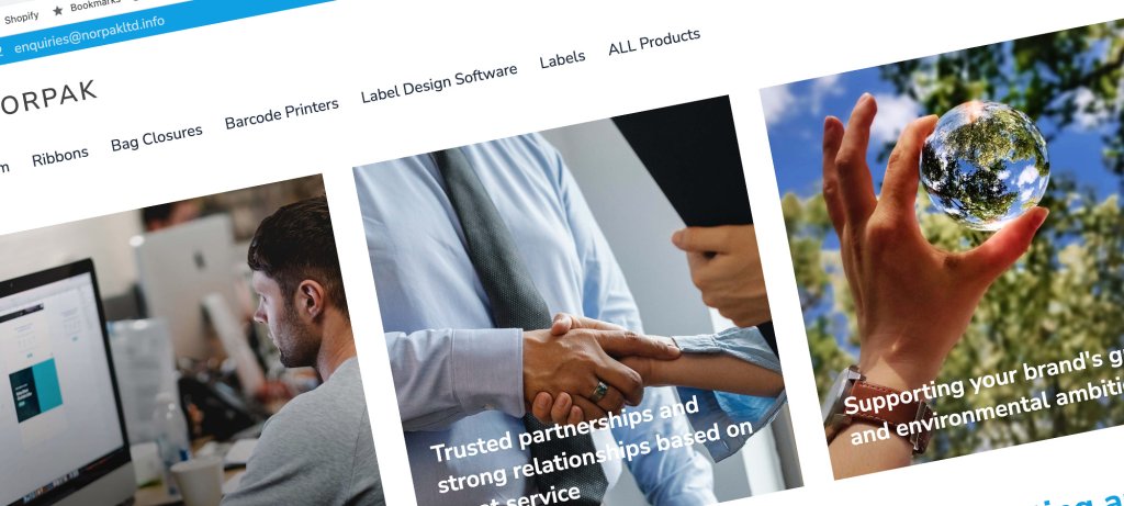 Norpak brand new website.